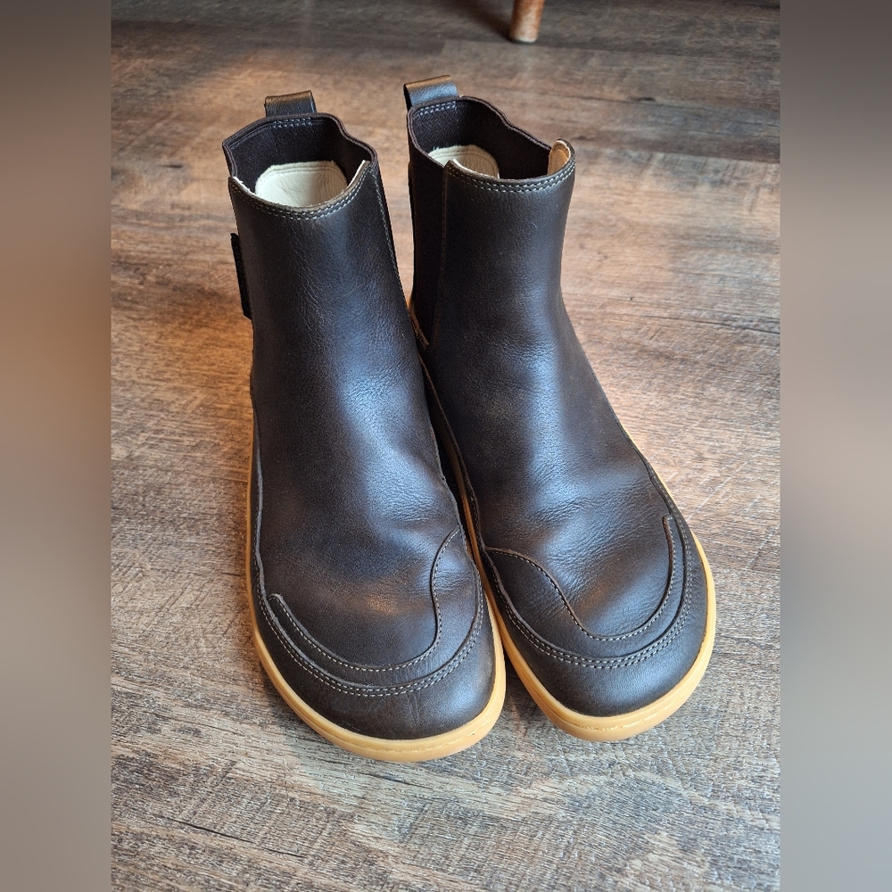 Vivo Barefoot Gobi Chelsea Boots Bracken